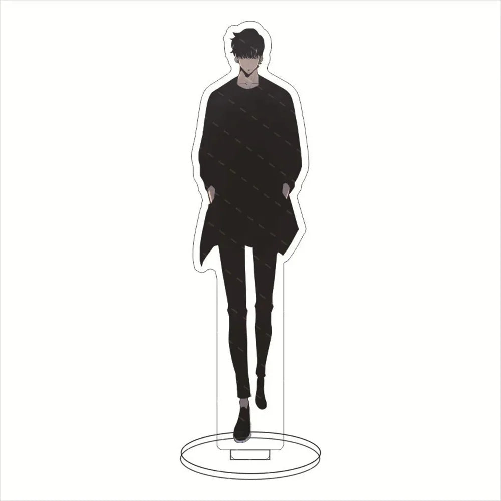 Anime Solo Leveling 15cm Acrylic Stand Sung Jin Woo Sung Jin Ah Yoo Jin Ho Action Figures Desk Model Plate Toys Room Decorations