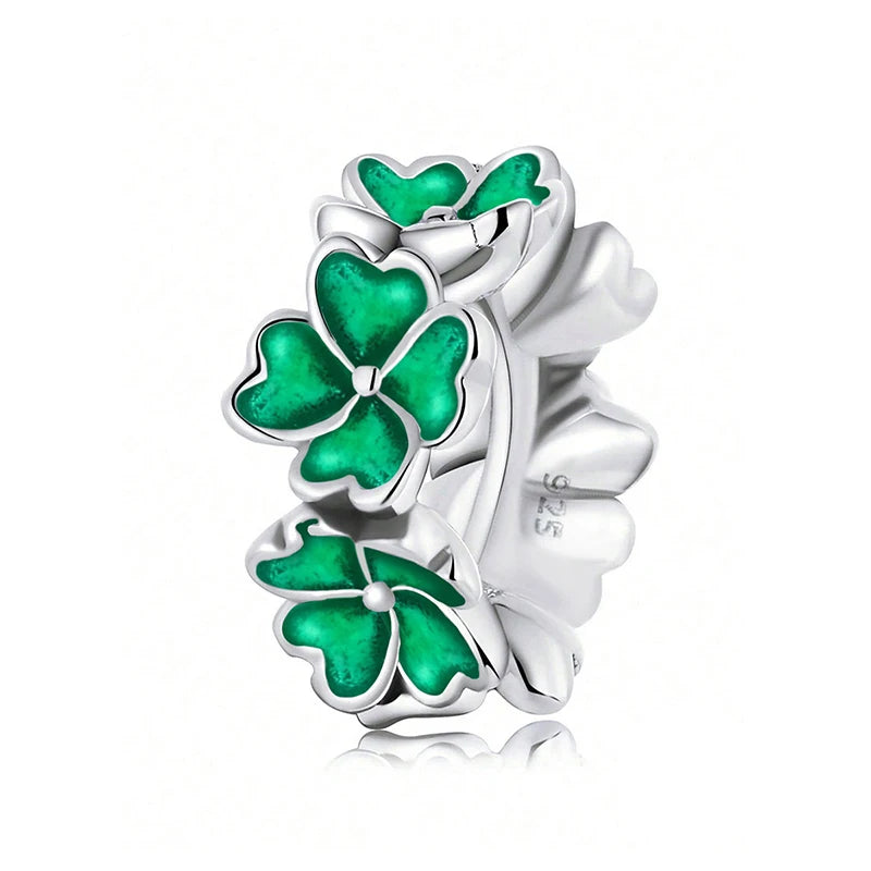 925 Sterling Silver Charm Beads fit Original Pan Charms Bracelet Dog Love Avocado Flower Silver Jewelry Making DIY Gift