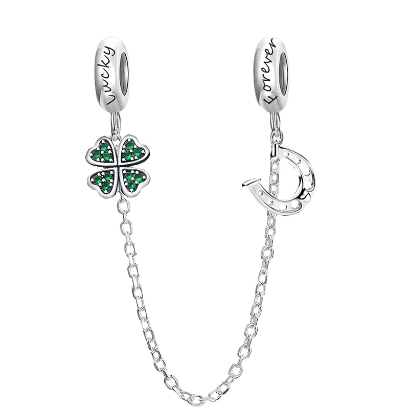 925 Sterling Silver Charm Beads fit Original Pan Charms Bracelet Dog Love Avocado Flower Silver Jewelry Making DIY Gift