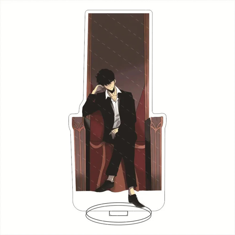 Anime Solo Leveling 15cm Acrylic Stand Sung Jin Woo Sung Jin Ah Yoo Jin Ho Action Figures Desk Model Plate Toys Room Decorations
