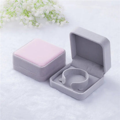 Velvet Bracelet Box High Quality Necklace Jewelry Storage Boxes Bangle Case Proposal Engagement Wedding Counter Display Packing