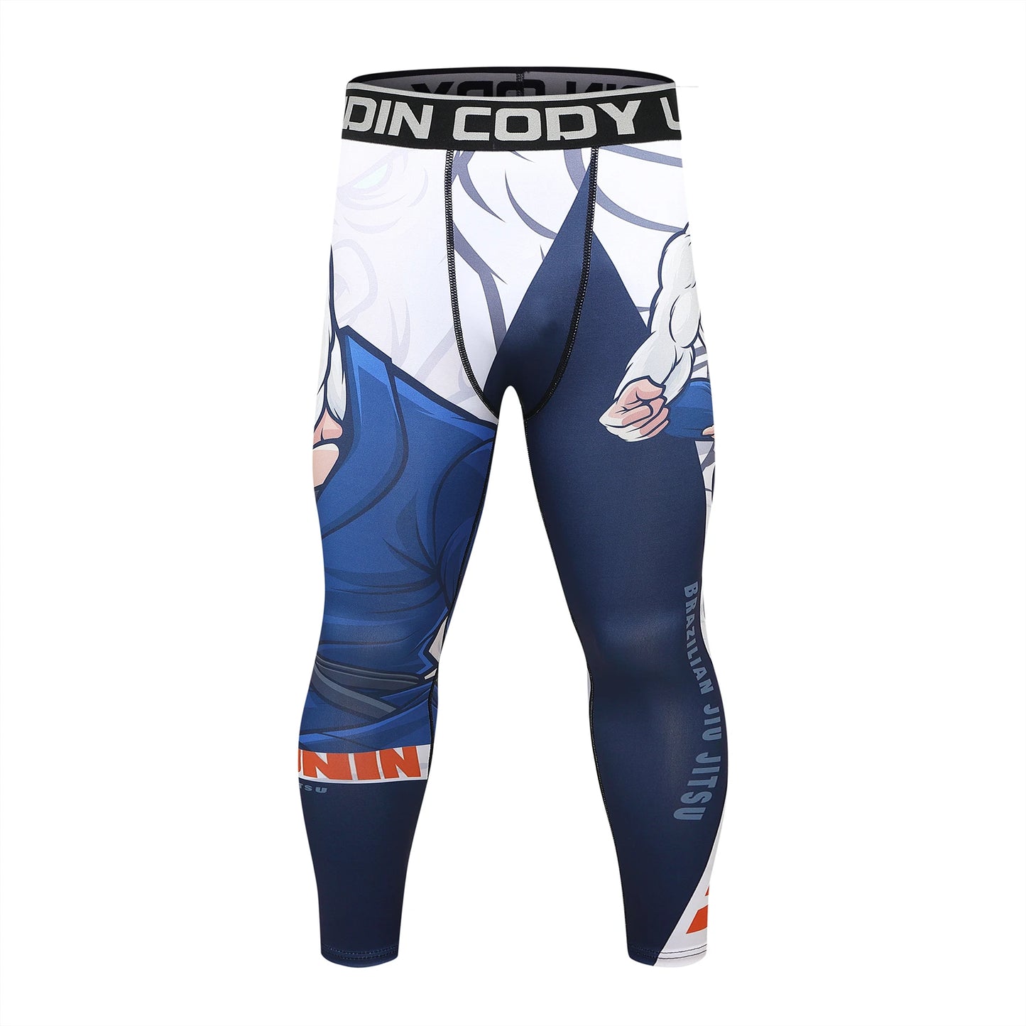 Cody Lundin Sports Men’s BJJ Spats Leggings Tights Jiu Jitsu MMA no Gi spat Compression Pants for Men Running Leggings