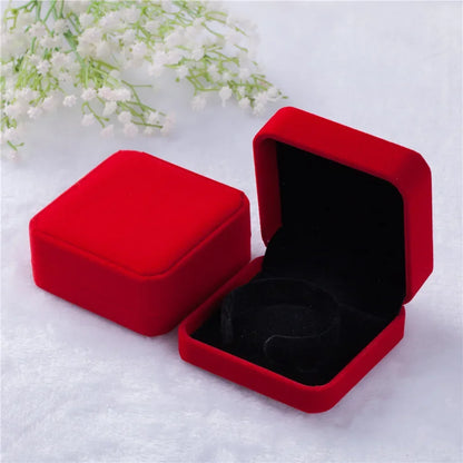 Velvet Bracelet Box High Quality Necklace Jewelry Storage Boxes Bangle Case Proposal Engagement Wedding Counter Display Packing