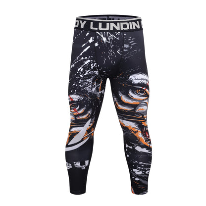 Cody Lundin Sports Men’s BJJ Spats Leggings Tights Jiu Jitsu MMA no Gi spat Compression Pants for Men Running Leggings