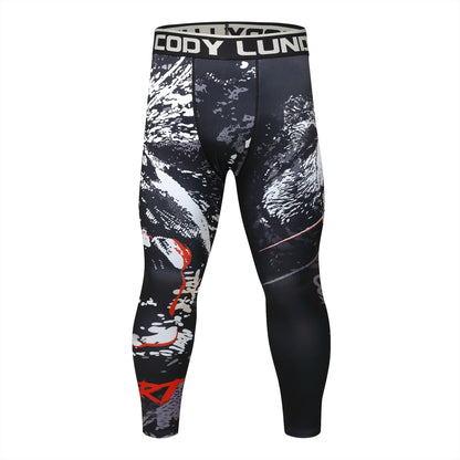 Cody Lundin Sports Men’s BJJ Spats Leggings Tights Jiu Jitsu MMA no Gi spat Compression Pants for Men Running Leggings