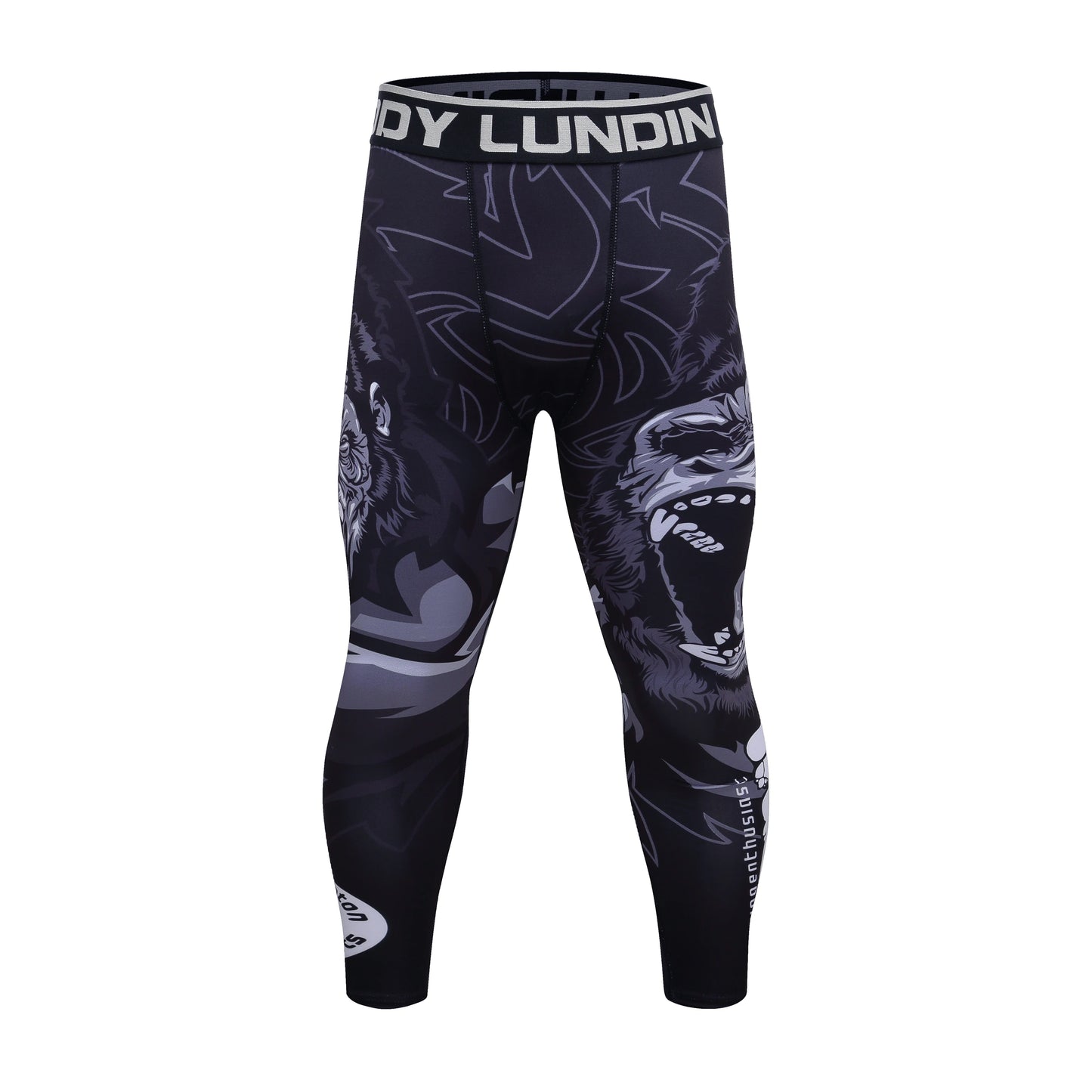 Cody Lundin Sports Men’s BJJ Spats Leggings Tights Jiu Jitsu MMA no Gi spat Compression Pants for Men Running Leggings