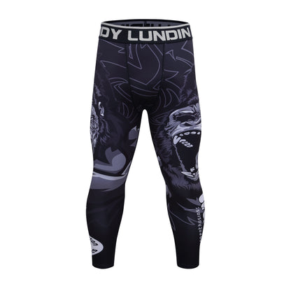 Cody Lundin Sports Men’s BJJ Spats Leggings Tights Jiu Jitsu MMA no Gi spat Compression Pants for Men Running Leggings