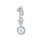Fake Belly Piercing Sunflower Dangling Long Fake Belly Button Pircing Clip On Umbilical Navel Cartilage Earring Clip Jewelry