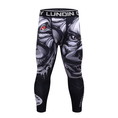 Cody Lundin Sports Men’s BJJ Spats Leggings Tights Jiu Jitsu MMA no Gi spat Compression Pants for Men Running Leggings