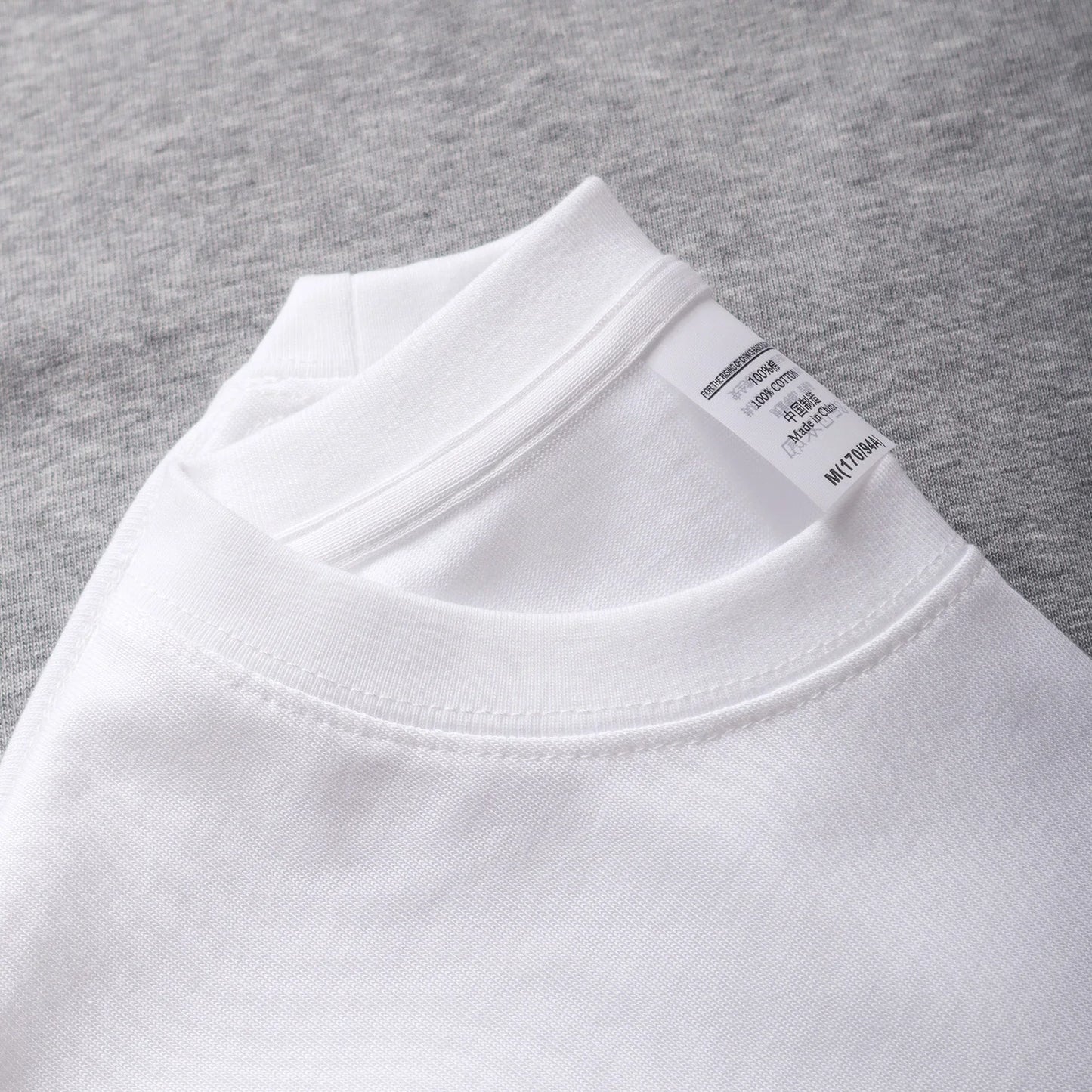260gsm Combed Cotton Tees Tshirts Mens Solid Tops Woman Male Short Sleeve Breathable Summer Basic Tops T Shirts