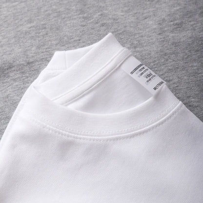260gsm Combed Cotton Tees Tshirts Mens Solid Tops Woman Male Short Sleeve Breathable Summer Basic Tops T Shirts