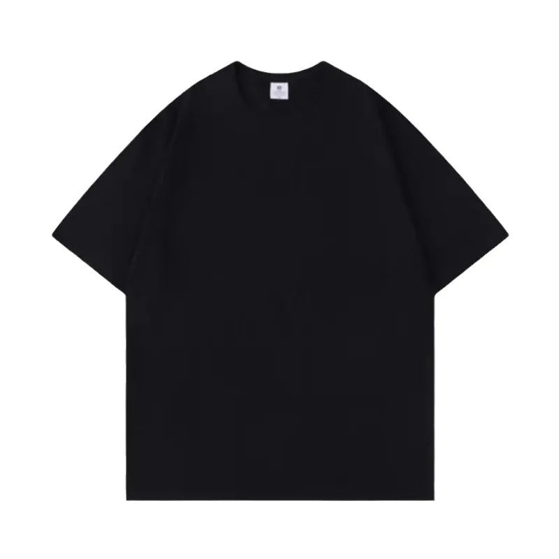 260gsm Combed Cotton Tees Tshirts Mens Solid Tops Woman Male Short Sleeve Breathable Summer Basic Tops T Shirts