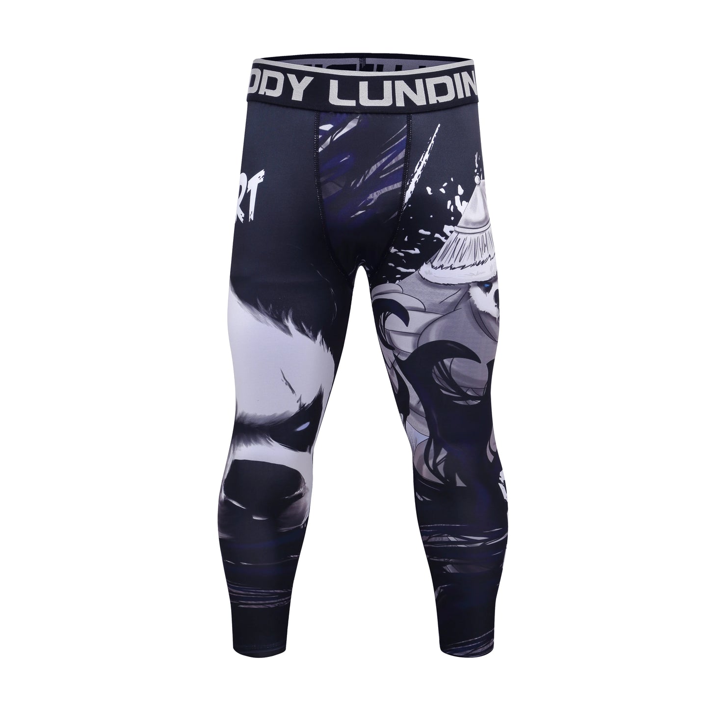 Cody Lundin Sports Men’s BJJ Spats Leggings Tights Jiu Jitsu MMA no Gi spat Compression Pants for Men Running Leggings
