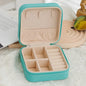 2024 New Jewelry Organizer Display Travel PU Jewelry Case Box Travel Portable Jewelry Box Storage Organizer Earring Holder Gift