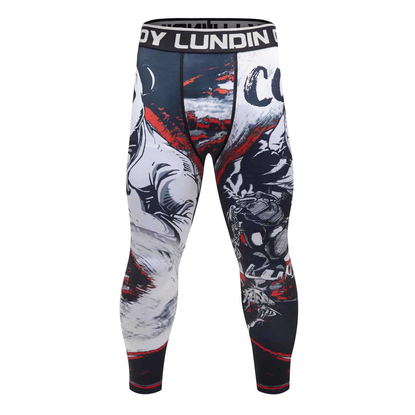 Cody Lundin Sports Men’s BJJ Spats Leggings Tights Jiu Jitsu MMA no Gi spat Compression Pants for Men Running Leggings