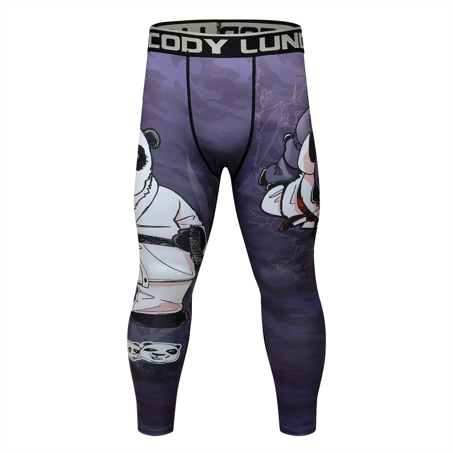 Cody Lundin Sports Men’s BJJ Spats Leggings Tights Jiu Jitsu MMA no Gi spat Compression Pants for Men Running Leggings