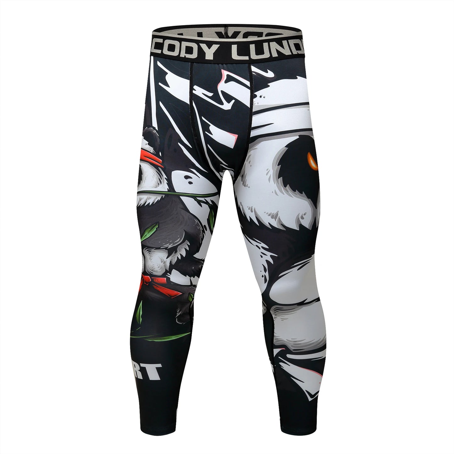 Cody Lundin Sports Men’s BJJ Spats Leggings Tights Jiu Jitsu MMA no Gi spat Compression Pants for Men Running Leggings