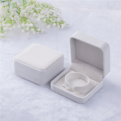 Velvet Bracelet Box High Quality Necklace Jewelry Storage Boxes Bangle Case Proposal Engagement Wedding Counter Display Packing