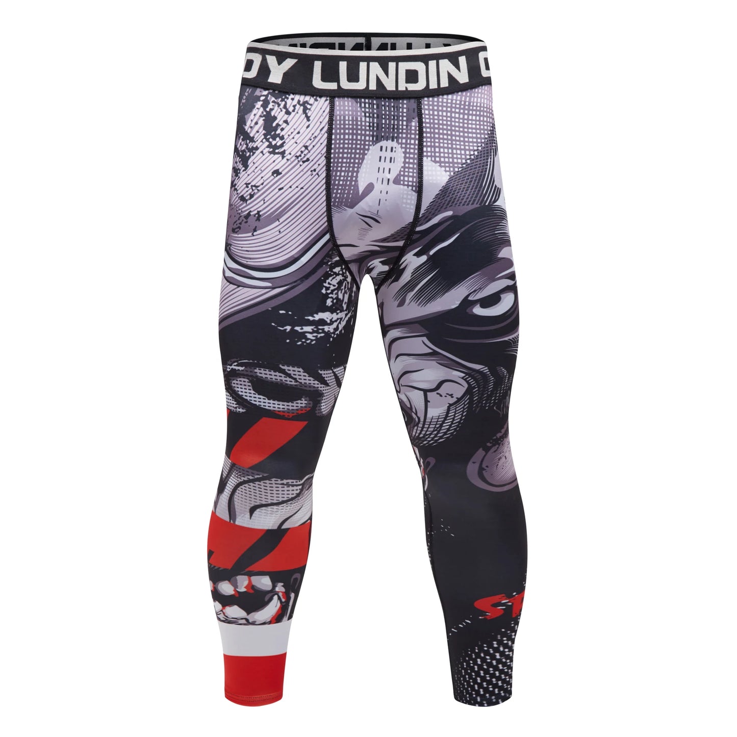 Cody Lundin Sports Men’s BJJ Spats Leggings Tights Jiu Jitsu MMA no Gi spat Compression Pants for Men Running Leggings